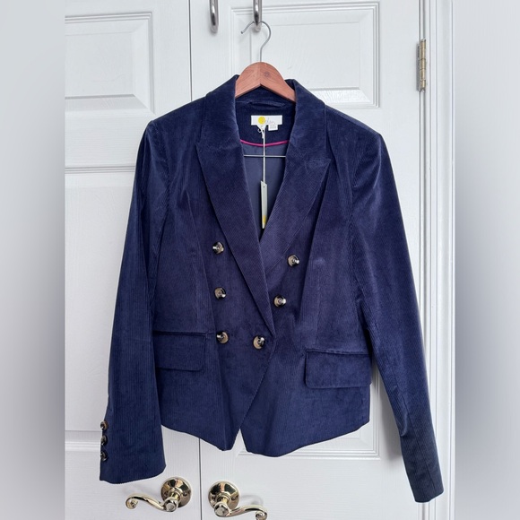 Navy double-breasted corduroy jacket, Boden - Picture 1 of 8